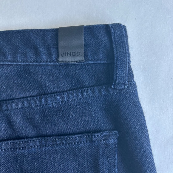 Vince Navy Denim Polyester Cotton Logger Jeans size 26 - Picture 11 of 16
